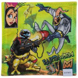 Хэнк (платок) Knife to meet You Earth Worm Jim 24*24см