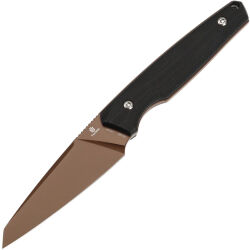 Нож Tenable Parr rose gold сталь 14C28N рукоять Black G10