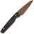 Нож Tenable Parr rose gold сталь 14C28N рукоять Black G10
