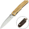 Нож FOX The Sicilian satin сталь N690Co рукоять Olive wood (FX-525 OL)
