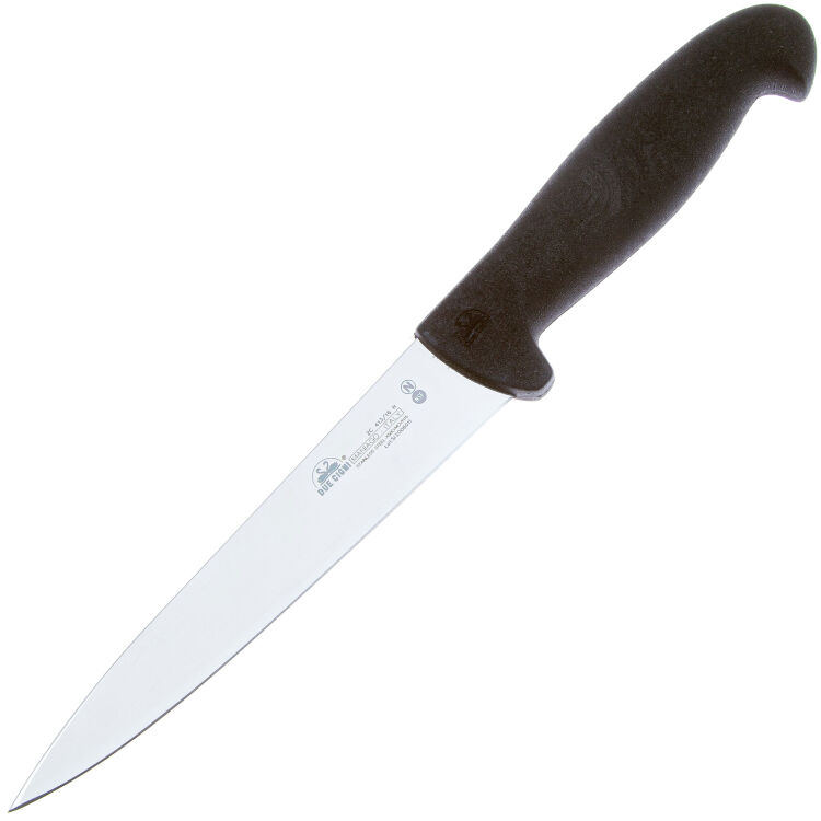 Нож кухонный Due Cigni Boning knife 413/16 cталь 4119 nitro-B рукоять Black nylon