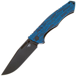Нож Bestech Keen II Blackwash сталь S35VN рукоять Black-Blue G10/Black Ti (BT2301D)