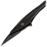Нож Petrified Fish Hummingbird blackwash сталь M390 рукоять Black Titanium