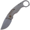 Нож WE Knife Envisage stonewash сталь CPM-20CV рукоять Gray Ti (WE22013-1)
