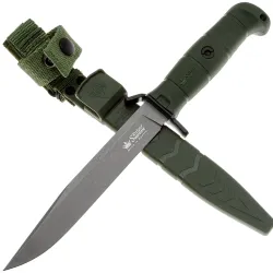 Нож Kizlyar Supreme Vector сталь Sleipner Tacwash рукоять Olive Kraton