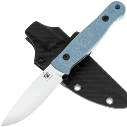 Нож Град Горький Маус конвекс сталь AUS-10Co рукоять Denim Micarta