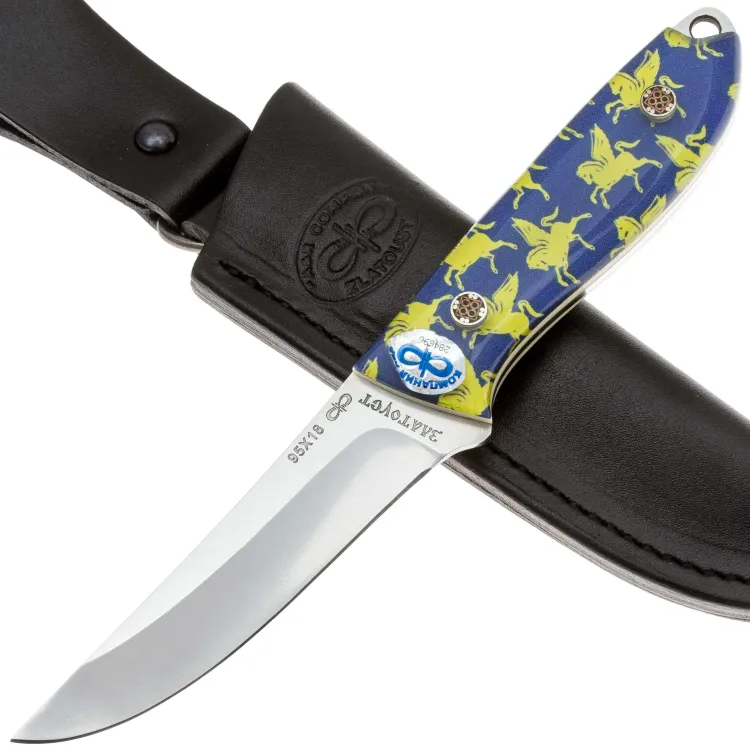 Нож Пегасик (Детский) сталь 95Х18 рукоять оргстекло (АИР Златоуст)