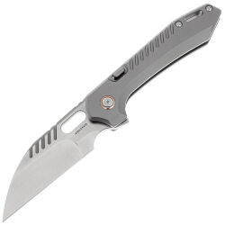 Нож Vosteed RSKAOS Wharncliffe satin сталь M390 рукоять Gray Titanium