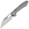 Нож Vosteed RSKAOS Wharncliffe satin сталь M390 рукоять Gray Titanium