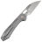 Нож Vosteed RSKAOS Wharncliffe satin сталь M390 рукоять Gray Titanium