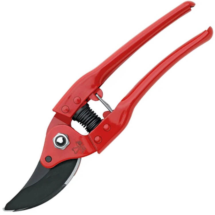 Секатор Due Cigni сталь SK-5 рукоять Red Steel (2C 384/22)