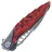 Нож Rike Knife Thor7 сталь 154CM рукоять Ti/Black Red G10