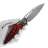 Нож Rike Knife Thor7 сталь 154CM рукоять Ti/Black Red G10