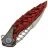 Нож Rike Knife Thor7 сталь 154CM рукоять Ti/Black Red G10