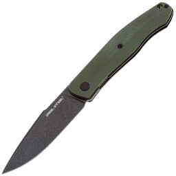 Нож Real Steel Serenity Liner-Lock blackwash сталь N690 рукоять OD Green G10 (7682G)