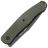 Нож Real Steel Serenity Liner-Lock blackwash сталь N690 рукоять OD Green G10 (7682G)
