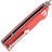 Нож SHOOZIZ HAN313 satin сталь 14C28N рукоять Red G10