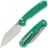Нож CJRB Pyrite Light stonewash сталь AR-RPM9 рукоять Dark Green to Light Green Thermochromic FRN