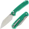Нож CJRB Pyrite Light stonewash сталь AR-RPM9 рукоять Dark Green to Light Green Thermochromic FRN
