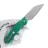 Нож CJRB Pyrite Light stonewash сталь AR-RPM9 рукоять Dark Green to Light Green Thermochromic FRN