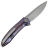 Нож WE Knife Acuminal polished bead blasted сталь Vanax рукоять Flamed Titanium (WE23070-4)
