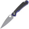 Нож Daggerr Sting X-Lock beadblast сталь VG-10 рукоять Blue G10/CF