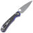 Нож Daggerr Sting X-Lock beadblast сталь VG-10 рукоять Blue G10/CF