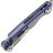 Нож Daggerr Sting X-Lock beadblast сталь VG-10 рукоять Blue G10/CF
