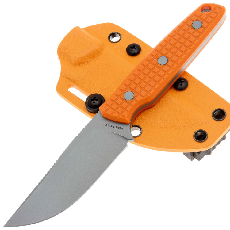 Нож Vosteed Mink beadblast сталь Nitro-V рукоять Orange G10