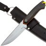 Нож 7 Ножей Айсберг сталь N690 рукоять Orange G10/Carbon Fiber