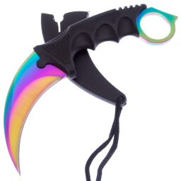 Нож керамбит Viking Nordway CS GO Rainbow рукоять пластик (CS008)