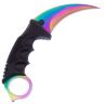 Нож керамбит Viking Nordway CS GO Rainbow рукоять пластик (CS008)