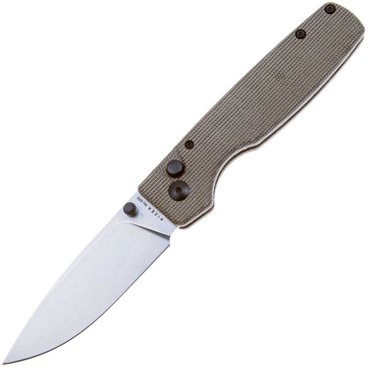 Нож Kizer Original XL сталь 154CM рукоять Green Micarta