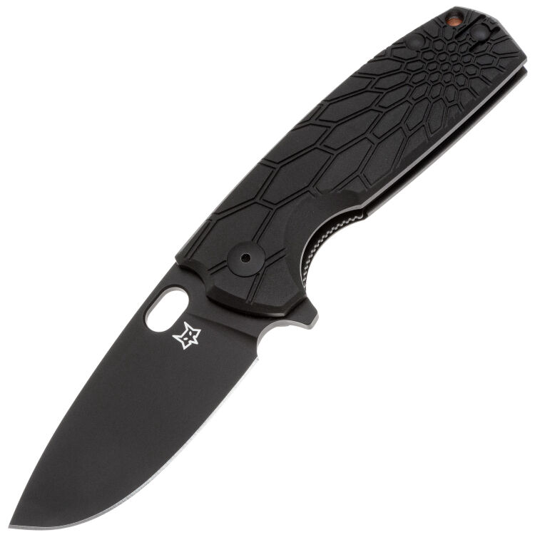 Нож FOX Core Vox black Top Shield сталь N690Co рукоять Black FRN (FX-604 B)