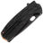 Нож FOX Core Vox black Top Shield сталь N690Co рукоять Black FRN (FX-604 B)