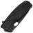 Нож FOX Core Vox black Top Shield сталь N690Co рукоять Black FRN (FX-604 B)