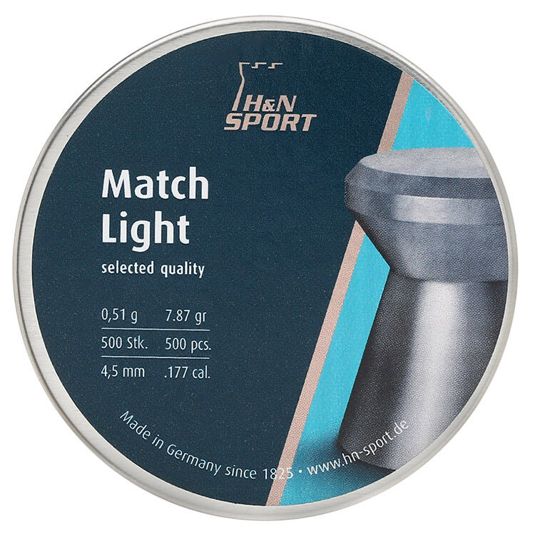 Пуля пневм. H&N Match Light 4.5мм 0,51гр 500шт