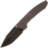 Нож We Knife Trogon blackwash сталь CPM-20CV рукоять Bronze Titanium (WE22002-2)