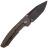 Нож WE Knife Trogon blackwash сталь CPM-20CV рукоять Bronze Titanium (WE22002-2)