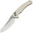Нож CIVIVI Sixgill satin сталь Nitro-V рукоять Ivory G10 (C24050-2)