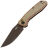 Нож ZT 0512 Auto ceracote сталь Cru-Wear рукоять Micarta/Ti Bronze (0512)