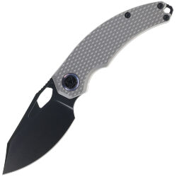 Нож Kunwu Compadre DLC сталь Vanax рукоять Diamond Texture Gray Ti