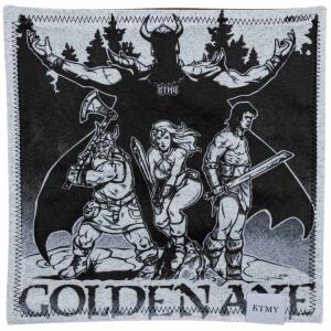 Хэнк (платок) Knife to meet You Golden Axe 24*24см  (KTMY-GOLD)