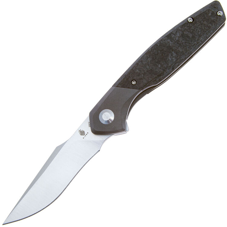 Нож Kizer Grazioso satin сталь CPM-20CV рукоять Ti/Carbon Fiber