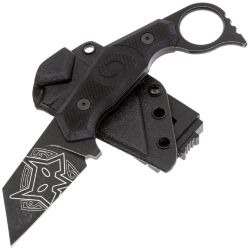 Нож FOX Toa blackwash сталь N690Co рукоять Black G10 (FX-652)