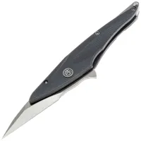 Нож Petrified Fish Hummingbird satin сталь M390 рукоять Blue Titanium