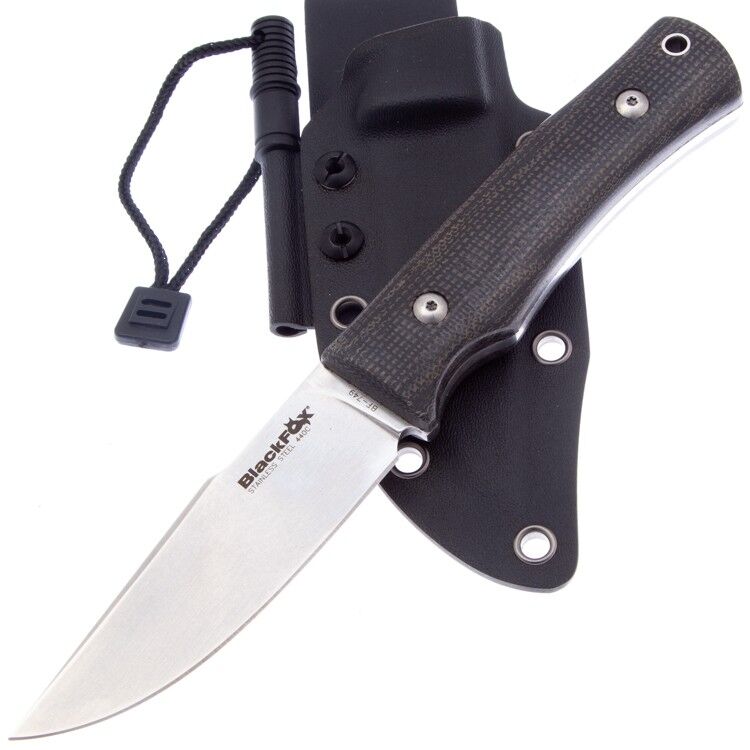 Нож Black Fox Explorator сталь 440C рукоять Brown Micarta (BF-749)