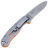 Нож ESEE Avispa stonewash сталь AUS-8 рукоять Orange GFN (BRK1301OR)