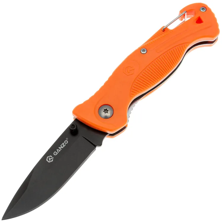 Нож Ganzo G611 cталь 420C рукоять Orange ABS