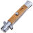 Нож Boker Magnum Sicilian Needle сталь 440A рукоять Olive wood (01MB279)